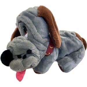 VINTAGE Animal Playthings Kennel Club Basset Hound Dog Plush Stuffed Animal 1986